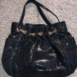 Michael Kors snake skin shoulder bag